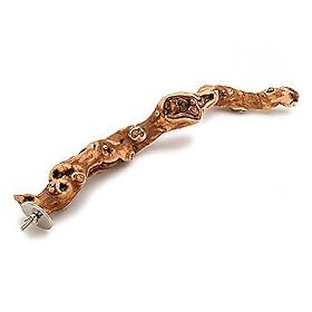 Mac's Natural Wood Large Grapevine Perch for Birds