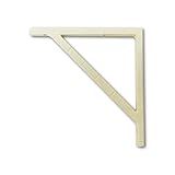 ムダを省いたシンプルデザイン☆アイアン ブラケット Mサイズ ホワイト デザイン　62788