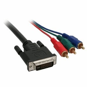 DVI-I to 3 x RCA Component Cable 1.8m DVI-I to 3 x RCA Component Cable 1.8m