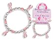 PINK RIBBON Breast Cancer Awareness Bracelets