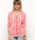 31V oFqyX5L. SL160  Roxy Womens Days Left 3/4 Sleeve Full Zip Sweatshirt Hoodie 474575R CHR