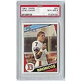 John Elway 1984 Topps Rookie Card #63 Graded Near Mint to Mint PSA-8