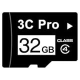 3C Pro 32GB 32G Class 4 C4 microSD microSDHC SDHC Card with SD Adapter