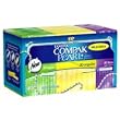 Tampax Compak Pearl Tampons, Plastic, Multipax, 40 ct.