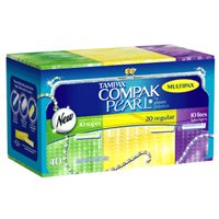 HealthPersonalCare: Tampax Compak Pearl Multipax Absorbancy Plastic Tampons   40 ea