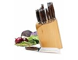 Review Kitchen Craft  / 13 PIECE PAKKAWOOD HANDLED KNIFE SET AND BLOCK