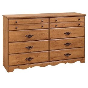 Country Pine Triple Dresser