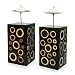 Bamboo candleholders, 'Hypnotic Lights' (pair)