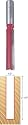 Freud 12-130 1/2-Inch Diameter by 2-1/2-Inch Double Flute Straight Bit