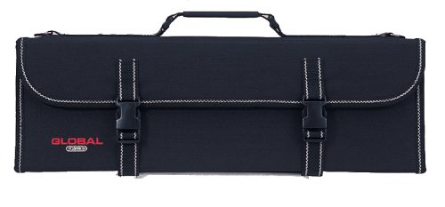 Global Knife Case with Handle and 16 Pockets