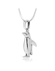 925 Sterling Silver Penguin Bird Pendant Necklace 18 Jewelry for Women, Teens - Nickel Free