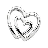 14k White Gold Metal Fashion Heart - JewelryWeb