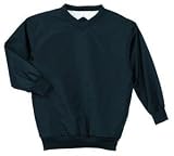 NEW Sport-Tek - Nylon V-Neck Wind Shirt Dark Navy-M