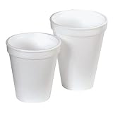 Styrofoam Hot/Cold Drink Cups, 12 Ounce, 1000/Carton WCPC1213