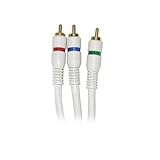 25' Python Component Gold Video Cable 3 RCA to 3 RCA