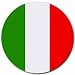 Italy Flag Round Mouse Pad