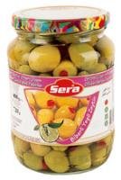 Green Olives Stuffed with Red Pepper, 700g by parthenonfoods.com
