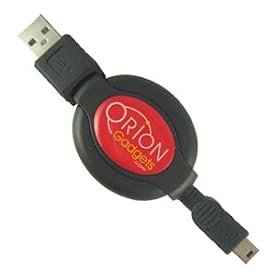 Retractable Sync-N-Charge Cable for PPC-6700 / Verizon VX6700/