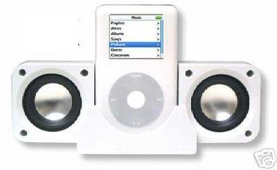 GZ- Foldable Mini Portable Speakers for iPod 20gb,30gb,40gb and 60gb