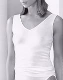 Hanro Women's Fine Rib Built Up Shoulder Cotton Camisole