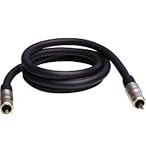 Bandridge  Profigold - C�ble audio num�rique (coaxial) - RCA (M) - RCA (M) - 1 m - double blindage
