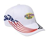 MATH TEACHERS R FUN Adult USA Flag Racing Flame Hat / Cap