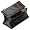 www.tabakbeutel.com - Ambiente Tabakbeutel Stellbeutel Rindleder schwarz