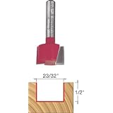 Freud 16-103 23/32-Inch by 1/2-Inch Mortising Router Bit with 1/4-Inch Shank