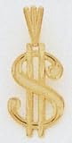 American Dollar Sign Charm -M490