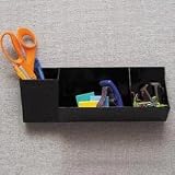 Panel Wall Accessory Organizer, 12-3/16w x 4-1/2h, Black