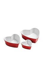 Premier Housewares Set 3 Cuenco Para Aperitivos Rojo