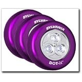 Sylvania - Sylvania DOT-it Purple 3-Pack Self-Adhesive Bright White LED Light