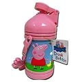 Peppa Pig World Pink Drinks Bottle with Strap