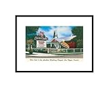 Wee Kirk o' the Heather Wedding Chapel, Las Vegas, Nevada, Pre-Matted, 14x11