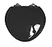 American Standard 5265.295.178 Traditional Champion-4 Round Front Slow Close Toilet Seat with Satin Nickel Hinge Detail, Black