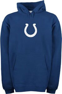 Indianapolis Colts Logo Premier Hooded Sweatshirt - Medium