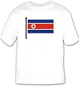 T-shirt with Korean, Korea, flag, North