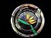 Bird of Paradise Design - Hand Painted - Coaster - 3.75 inch diameter