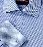 Luxury Sartorial Pure Cotton Gingham Check Shirt