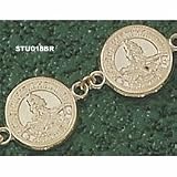 Stanford Cardinal 1/2" "Seal" 7 1/4" Bracelet -14KT Gold Jewelry