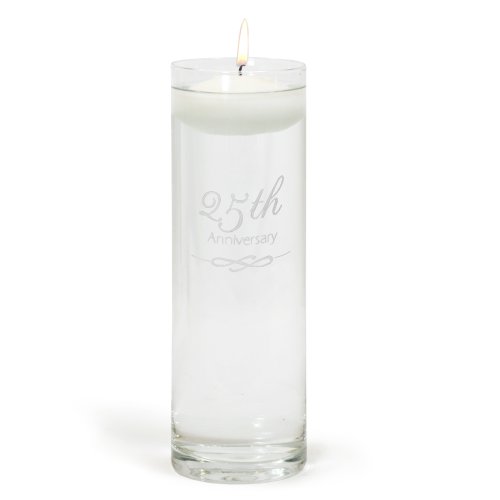 Personalized 25th Wedding Anniversary Vase