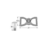 MCM 22202-72102 Cast Iron Figure-8 Burner