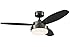 Westinghouse 7876400 Alloy Two-Light 42-Inch Reversible Three-Blade Indoor Ceiling Fan, Gun Metal with Opal Frosted Glass