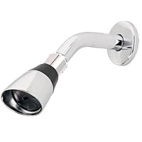 Alsons 653CPK Fluidics Water Saving Shower Head with Metal Ball Connector, Chrome