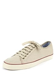 Blue Harbour Lace Up Canvas Pumps