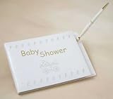 Baby Shower Guest Registry Keepsake Book with Pen