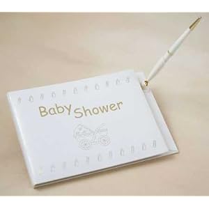 Baby-Shower-Guest-Registry-Keepsake-Book-with-Pen