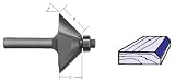 2302 CARBIDE-TIP 2 FLUTE 45 DEGREE CHAMFER ROUTER BIT 5/8 CUT LENGTH X 7/16 CUT HT X 1/4 SHANK