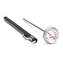 Polder 513 Instant Read Pocket Analog Thermometer, Stainless Steel