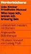 Was lese ich, wenn ich traurig bin?